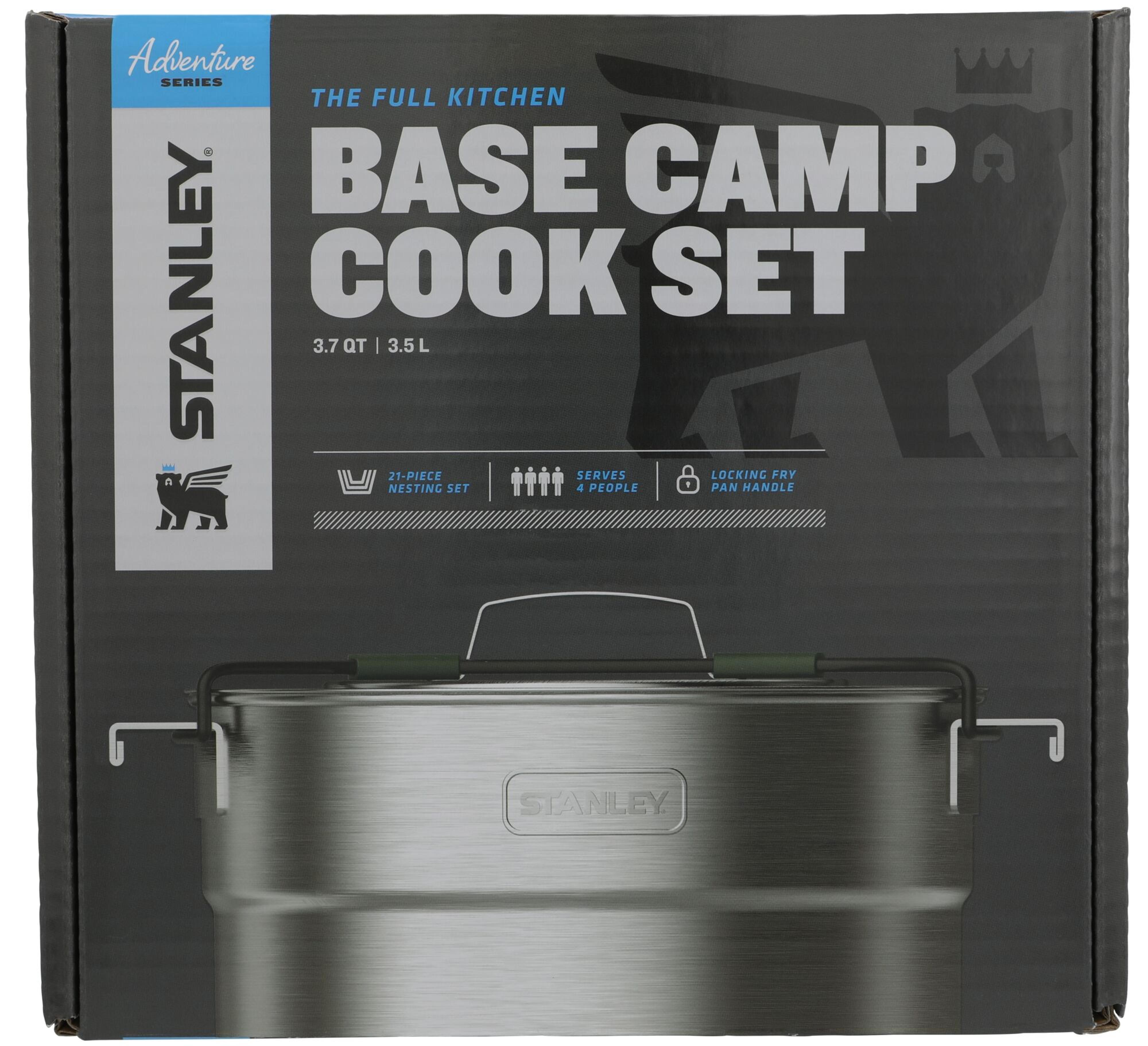 Stanley Adventure Full Kitchen Stainless Steel Base Camp Cook Set